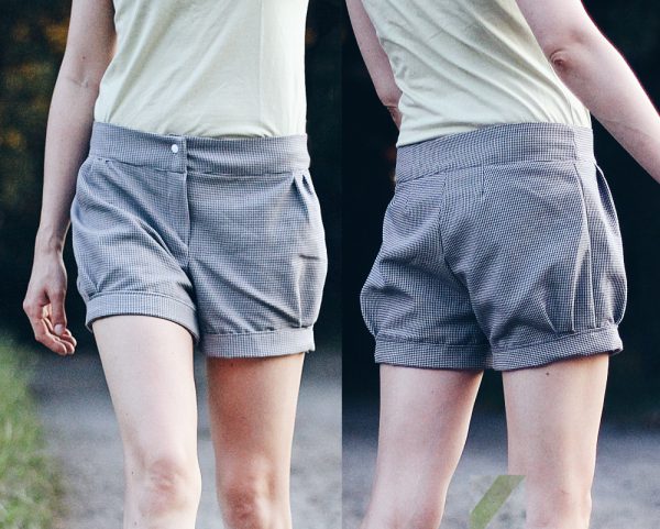 chino Hose shorts nähen schnittmuster