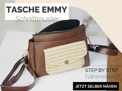 Schnittmuster Tasche Schultertasche ledertasche